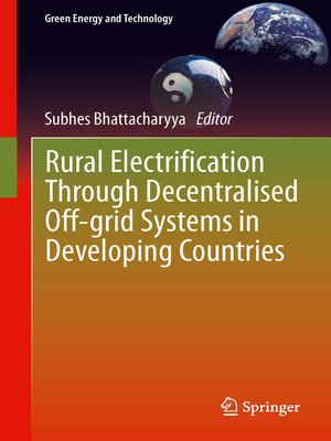 cover image of Rural Electrification Through Decentralised Off-grid Systems in Developing Countries